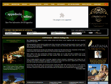 Tablet Screenshot of cappadociaonline.com